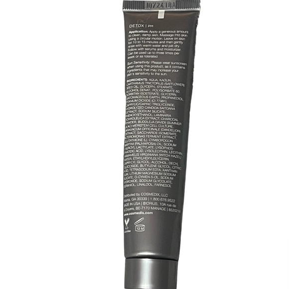 NEW & SEALED COSMEDIX Detox Activated Charcoal Mask 🧖🏻‍♀️ - Picture 2 of 4